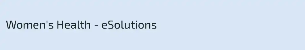 Women's Health - eSolutions